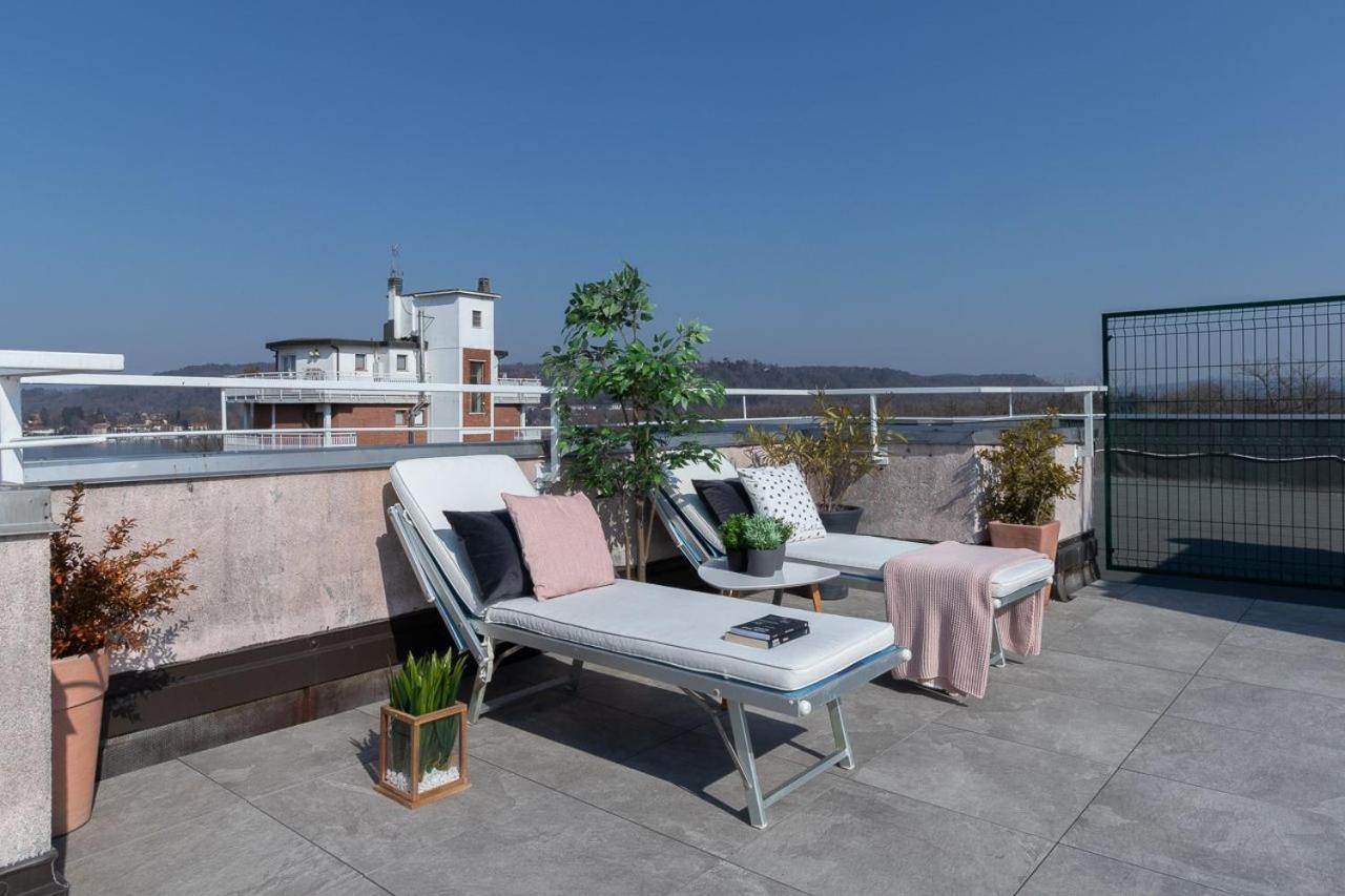 Ferienwohnung La Terrazza Castelletto sopra Ticino Exterior foto